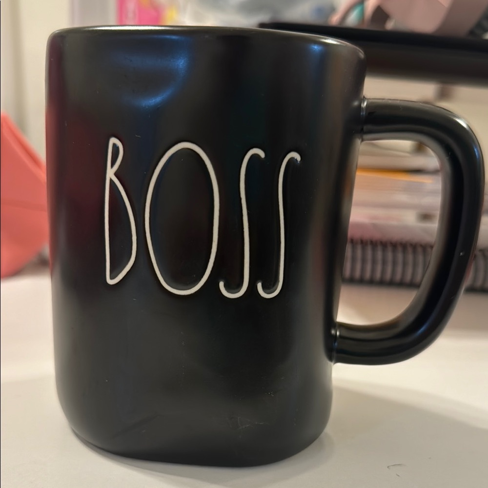 Black 'BOSS' Coffee Mug